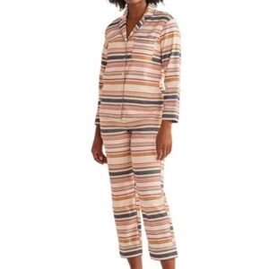 Pendleton Pajamas Set Women‎ S Striped Soft Cozy Boho Resort Luxury Sleepwear